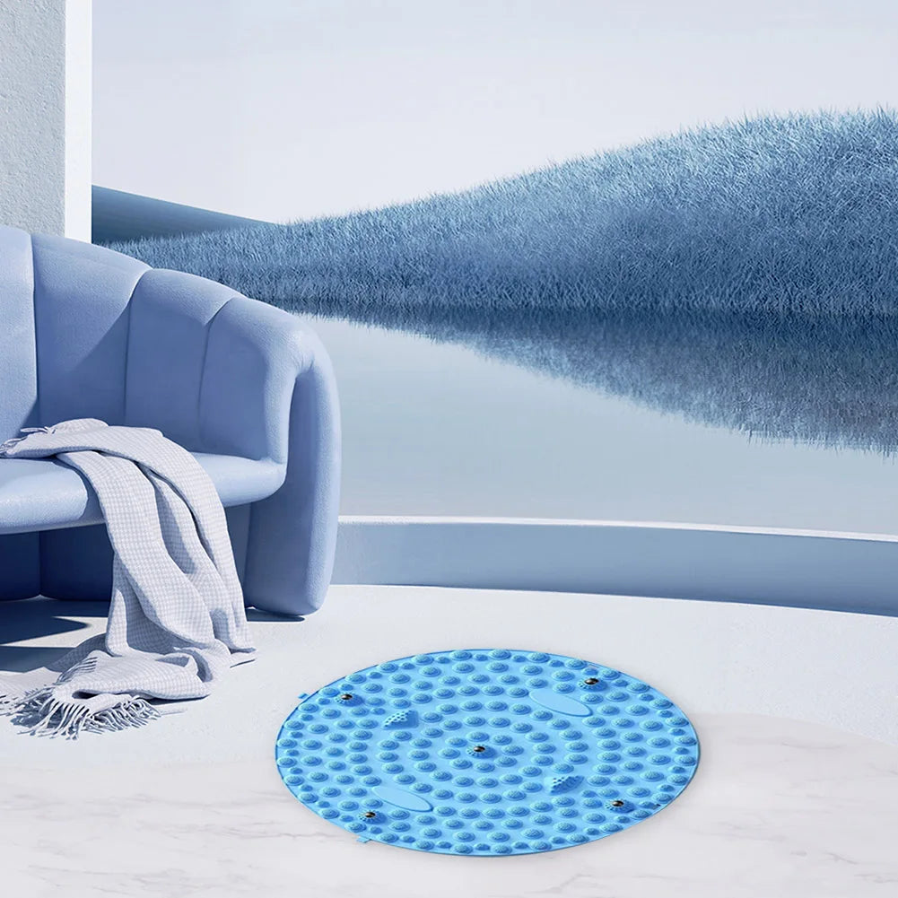 Foot Massage Mat Reflexology Mat with Magnetic Therapy Toe Walking Plate Pressure Point Pad for Foot Stress Relief