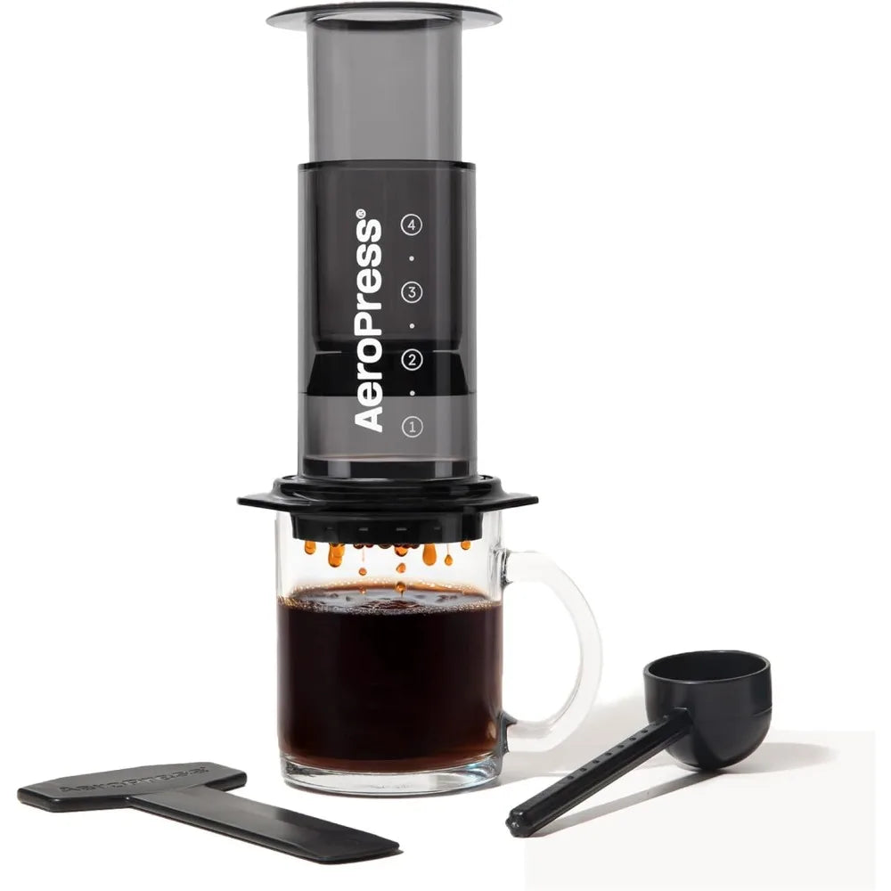 AeroPress Original Coffee Press - All-in-One French Press, Pour-Over & Espresso Style Manual Brewer, 2 Min Brew for Less Bittern