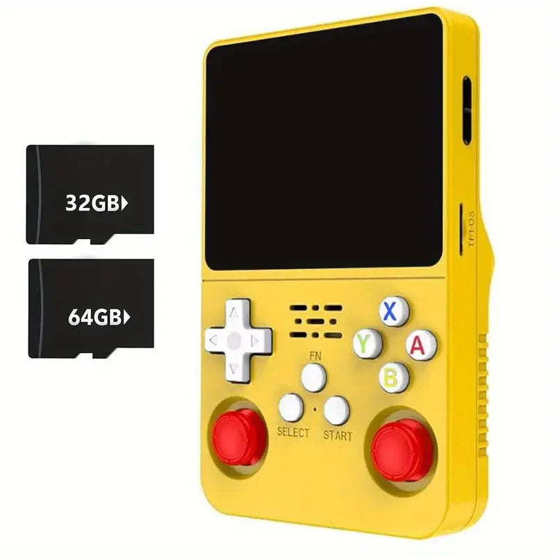 WUDS R36S Portable Handheld Game Controller with 3.5" HD Screen, Rechargeable Battery  - Perfect Christmas Gift for Gamers