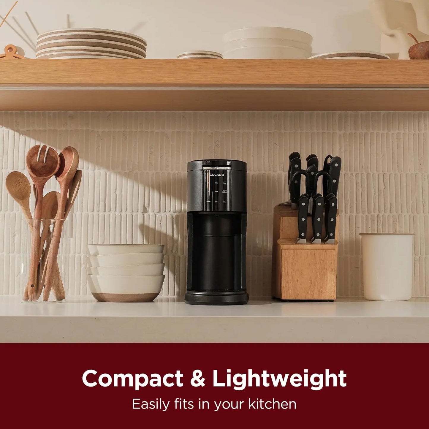 Single Serve Coffee Maker for K-Cup Ground Beans & Loose-Leaf Tea, Versatile 3-in-1 Pod Coffee Maker, Small Single Cup Machine w