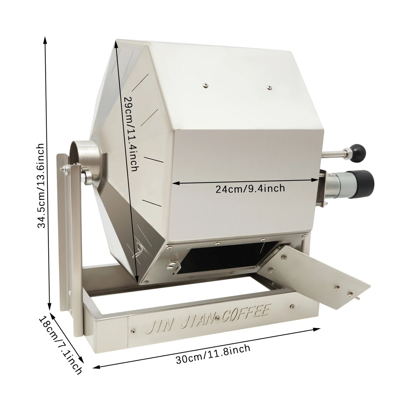 NEW 14.5L Coffee Bean Roaster, Stainless Automatic Rotary Coffee Roaster Machine Large Capacity for Home & Commercial Use
