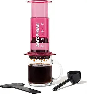 AeroPress Original Coffee Press - All-in-One French Press, Pour-Over & Espresso Style Manual Brewer, 2 Min Brew for Less Bittern