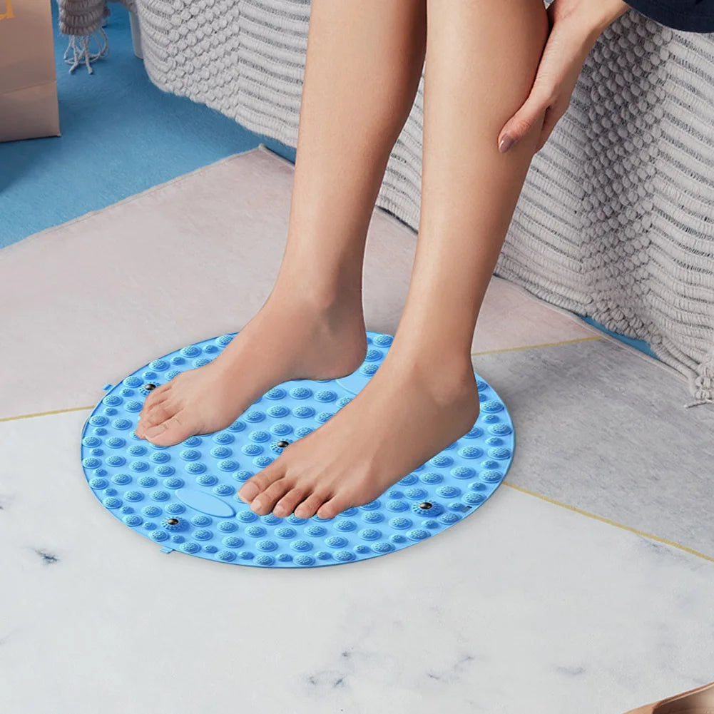 Foot Massage Mat Reflexology Mat with Magnetic Therapy Toe Walking Plate Pressure Point Pad for Foot Stress Relief
