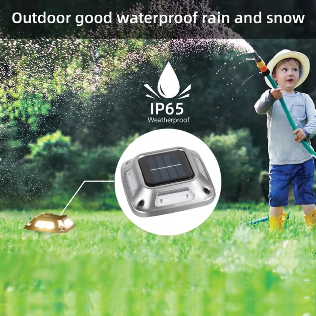 Solar LED Driveway Lights Durable And Energy-saving Solution No Wiring Easy To . Outdoor Camping white light 8pcs