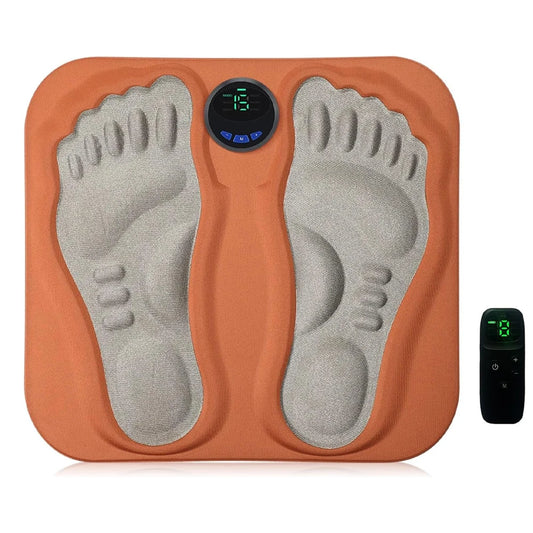 3D Foot Massage Pad Feet Massager 6 Modes 15 Levels Improve Blood Circulation Relax Rechargeable Foot Pad for Legs Ankles