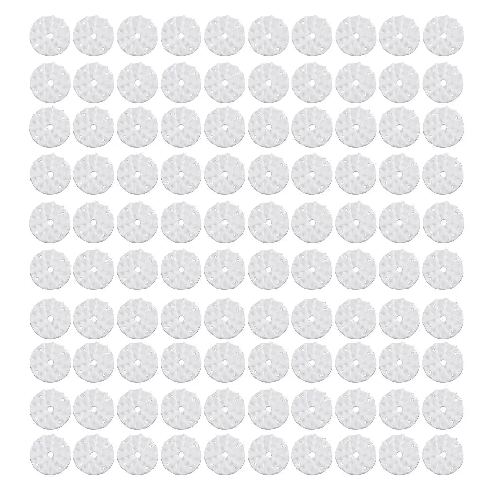 100pcs Acupressure Yoga Mat Spikes Plastic Lotus Workout Pilates Cushion Needle for Indoor Exercise Sport Ornaments