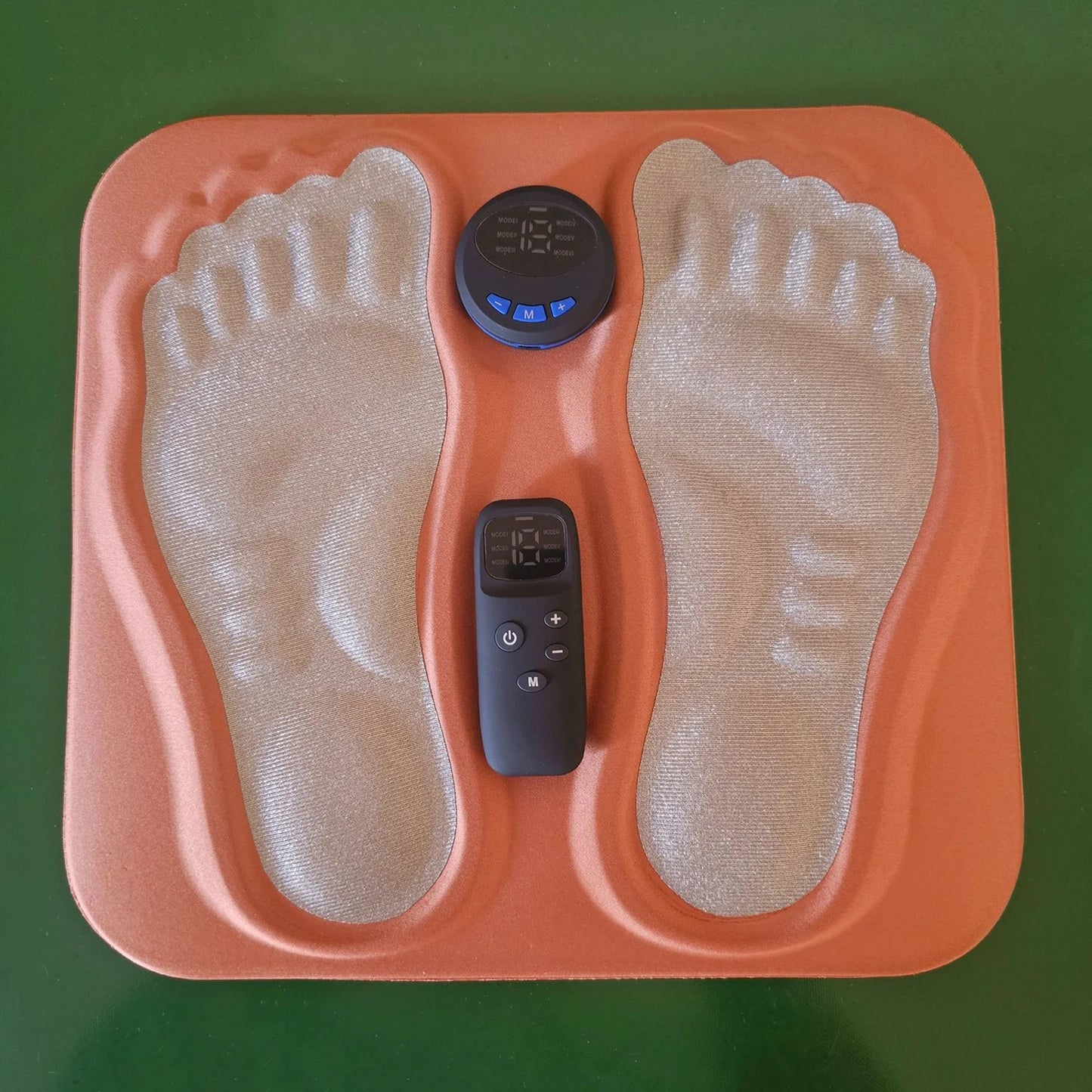 3D Foot Massage Pad Feet Massager 6 Modes 15 Levels Improve Blood Circulation Relax Rechargeable Foot Pad for Legs Ankles